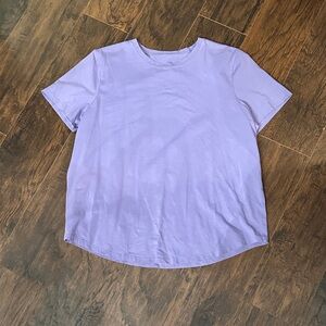 lululemon athletica Light Purple Short Sleeve Tee